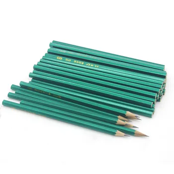 2b/hb Шестостенния зелен молив-пръчка за писане и рисуване На изпита Използвайте дървен държач за писалка за равномерен и не ломающегося писма