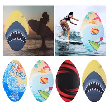 30-инчовата дъска за сърф Дървена Дъска за сърф Дъска за сърф хавлии за Плаж, водни спортове Дъска за сърф за възрастни и тийнейджъри
