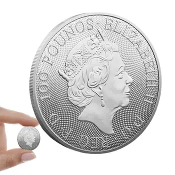 Възпоменателни монети на Паметника монета на Кралицата на Великобритания Елизабет II, Кралица на обединеното кралство Елизабет II Оригинални британски монети В чест на кралицата на Англия