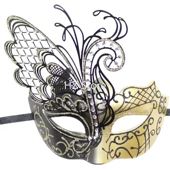 Загадъчна венециански пеперуда, Маскарадная маска за парти в чест на Хелоуин Маска за абитуриентски бала, маска за бар, аксесоари за костюми