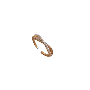 Austyn 2023, Ново Корейското който отваря пръстен с масло под формата на миди Love, Модерен Елегантен Просто Геометрично пръстен, Дамски бижута