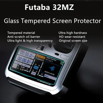 FUTABA 32MZ T32MZ Радиусное Стъкло Темперирано Защитно Фолио За Екрана Радио Дистанционно Управление RC Количка чанта за Носене За Защита на Предавателя Чанта