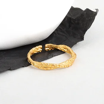 NBNB Нов модерен изчистен дизайн, неравномерно някои усукани Регулируем пръстен за жени, Модерно винтажное отворен пръстен, вечерни бижута за пръстите, подарък за момичета