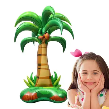 Балон от фолио във формата на палма, балон във формата на палмови дървета с фолио, Лятно плажно украса за партита, Палма за ресторанти в задния двор