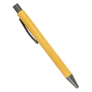 Бамбук химикалка химикалка 1.0 mm Съвет Креативна Бамбук прес-дръжка За Офис Бизнес подаръци Студентски Канцеларски материали