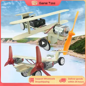 Детски Комплект за сглобяване на самолета и хеликоптер със собствените си ръце, Дървени Пъзели, Студентски модел ръчно изработени, на Планер, Наука за момчета, детски играчки, Забавни подаръци