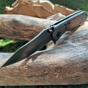 НОВ Тактически Сгъваем Джобен нож за оцеляване на открито, като лов и риболов - Лек и компактен, EDC нож