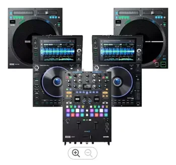 Ново записване, плейъри DJ SC6000 + смесител Denon DJ X1850 и седалките в пакет