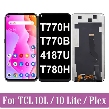 Оригиналът е За TCL 10L 10 Lite Plex T780H T770H T770B Смяна на Сензорен LCD дисплей, Дигитайзер В Събирането на