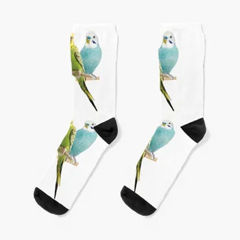 папагал: чорапи с красиви и малки птичками, колоездене, чорапи, забавни подаръци, компресия чорапи