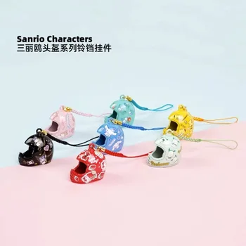 Сладък Ключодържател Sanrio Bell Kawaii Kuromi Cinnamoroll Чанта Окачване На Аксесоари За Автомобили Ключодържател My Melody Pom Purin Подарък