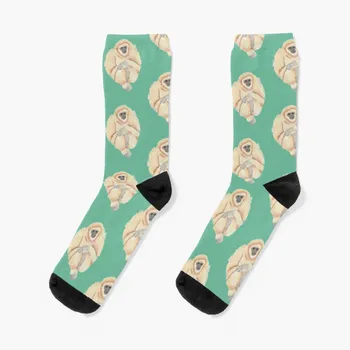 Чорапи с гиббоном, забавни чорапи за мъже, чорапи за мъже